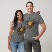 Tree Trunk Cross Section Growth Rings Pine Trees T-Shirt (Unisex)