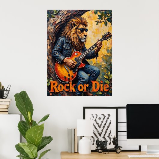 Tree Trunk Jam: King of Rock Poster (Heimbüro)