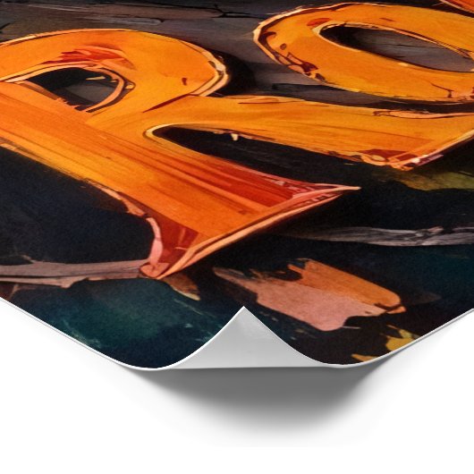 Tree Trunk Jam: King of Rock Poster (Ecke)