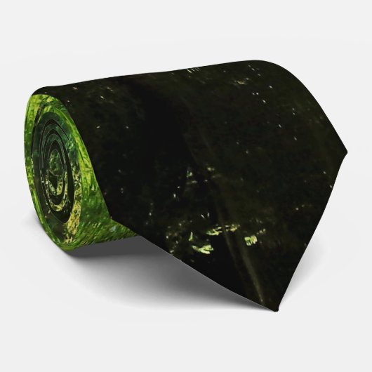 Tree Trunk Nature Fotografy Lake Park Krawatte (Gerollt)