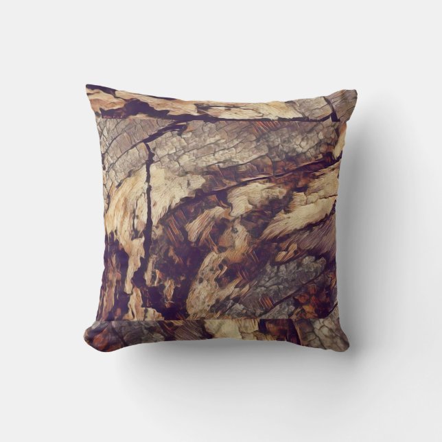 Tree Trunk Painting Kissen (Vorderseite)
