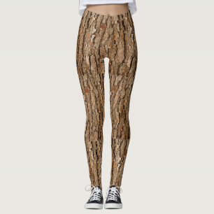 Tree Trunk Pine Bark Texture  Leggings
