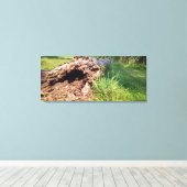 Tree Trunk Shattered Leinwanddruck (Insitu (Holzboden))