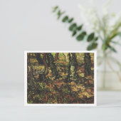 Tree Trunks with Ivy, Van Gogh Fine Art Postkarte (Stehend Vorderseite)
