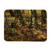 Tree Trunks with Ivy von Vincent van Gogh Magnet (Horizontal)