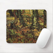 Tree Trunks with Ivy von Vincent van Gogh Mousepad (Mit Mouse)