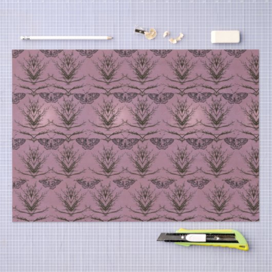 Tree und gemustertes Gewebe Seidenpapier (Handwerk)