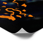 Tree und Moon Poster (Ecke)