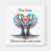Tree Valentine Magnet (Vorne)