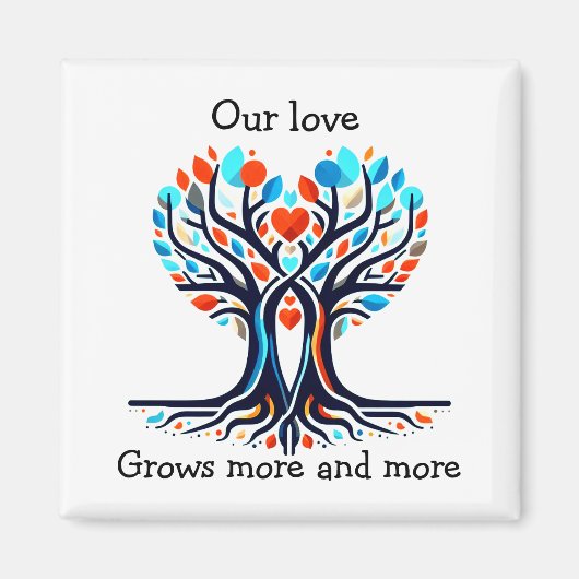 Tree Valentine Magnet (Vorne)