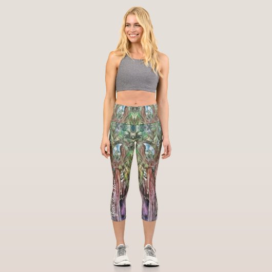Tree von Tule Oaxaca OAX1 Capri Leggings (Vorderseite)