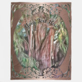 Tree von Tule Oaxaca OAX1 Fleecedecke (Vorderseite)