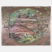 Tree von Tule Oaxaca OAX1 Fleecedecke (Vorderseite (Horizontal))