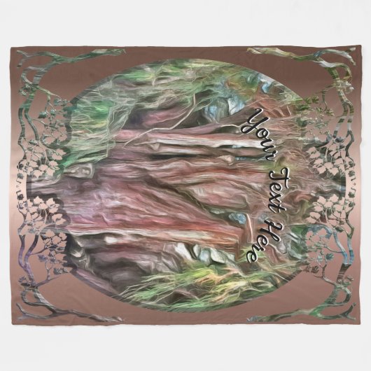 Tree von Tule Oaxaca OAX1 Fleecedecke (Vorderseite (Horizontal))