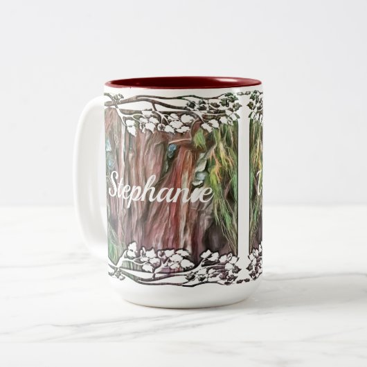 Tree von Tule Oaxaca OAX1 Zweifarbige Tasse (Vorderseite Links)