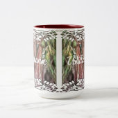 Tree von Tule Oaxaca OAX1 Zweifarbige Tasse (Mittel)