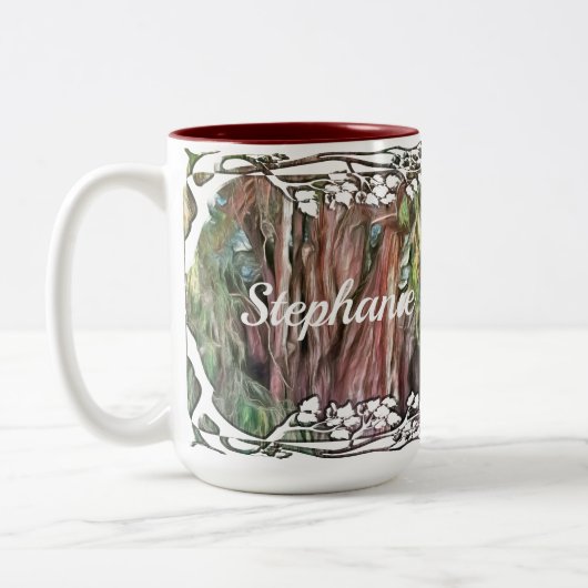 Tree von Tule Oaxaca OAX1 Zweifarbige Tasse (Links)