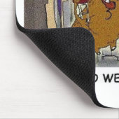 Tree Vs Chain Saw Funny Rick London Geschenke Mousepad (Ecke)