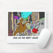 Tree Vs Chain Saw Funny Rick London Geschenke Mousepad (Mit Mouse)