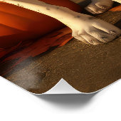 Tree Walker Coonhound Welpe Autumn Pumpkin Poster (Ecke)