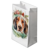 Tree Walker Weihnachtskranz Festliche Jungfrau Kleine Geschenktüte (Rückseite Schrägansicht)