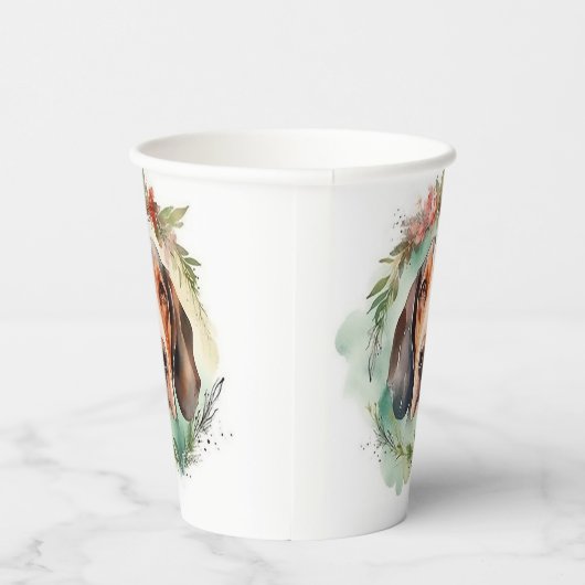 Tree Walker Weihnachtskranz Festliche Jungfrau Pappbecher (Rechts)