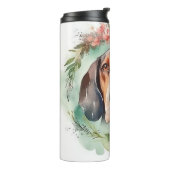 Tree Walker Weihnachtskranz Festliche Jungfrau Thermosbecher (Nach links gedreht)