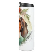 Tree Walker Weihnachtskranz Festliche Jungfrau Thermosbecher (Nach rechts gedreht)