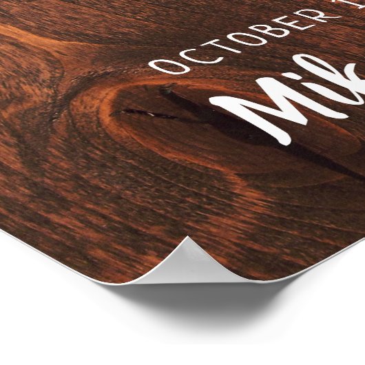 Tree Wedding Guest Book Alternative | 190 Blätter Poster (Ecke)