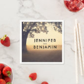 Tree Wedding Serviette (Beispiel)