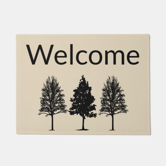 Tree Welcome Mat Fußmatte (Vorderseite)