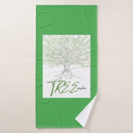 Tree Wisdom Badehandtuch