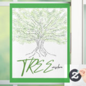 Tree Wisdom Fensteraufkleber (Zuhause)