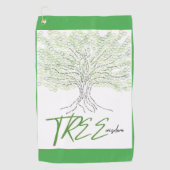 Tree Wisdom Golfhandtuch (Vorderseite)