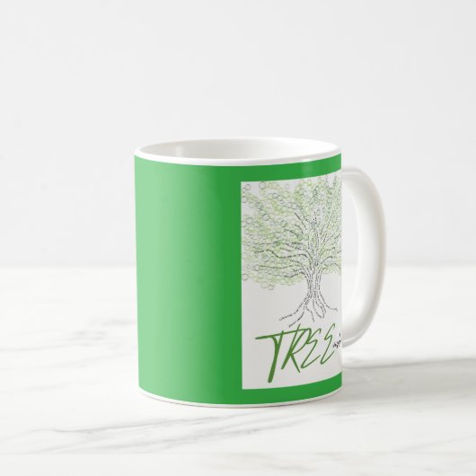 Tree Wisdom Kaffeetasse (VorderseiteRechts)