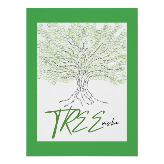 Tree Wisdom Poster (Vorderseite)