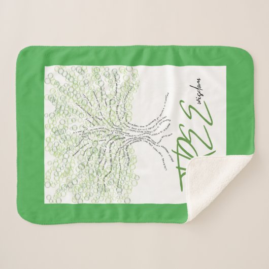 Tree Wisdom Sherpadecke (Vorderseite (Horizontal))