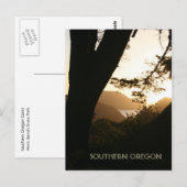 Tree with a view postkarte (Vorne/Hinten)