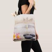 Tree Women Silhouette Zen Stones Tasche (Von Nahem)