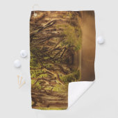 Tree Wood Bark Golfing Pattern Schicksal des Schic Golfhandtuch (Insitu)