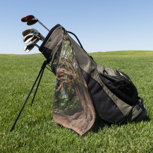 Tree Wood Bark Golfing Pattern Schicksal des Schic Golfhandtuch (Gras)