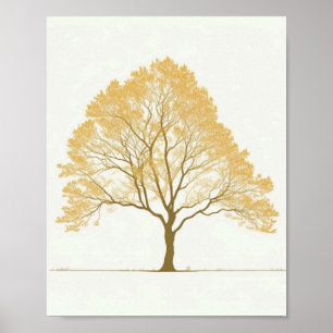 TREE ZUHAUSE WALL ART POSTER