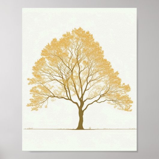 TREE ZUHAUSE WALL ART POSTER (Vorne)