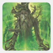 Treebeard Quadratischer Aufkleber (Vorderseite)