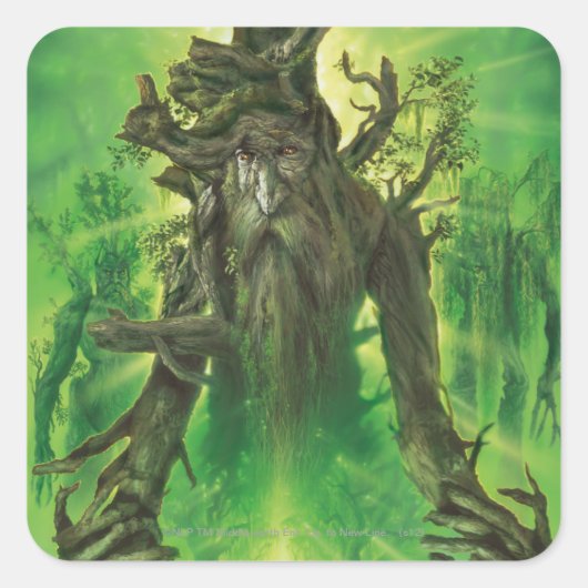 Treebeard Quadratischer Aufkleber (Vorderseite)