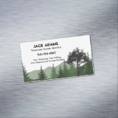 Treecare Launch Service Business Card Magnet (Beispiel)