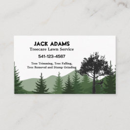 Treecare Lawinenservice Business Cards Visitenkarte