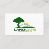 Treecare Lawinenservice Business Cards Visitenkarte (Rückseite)