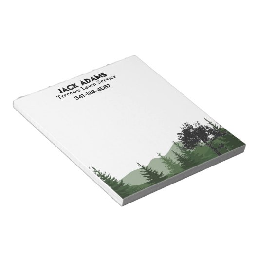 Treecare Lawinenservice Note Pad Notizblock (angewinkelt)