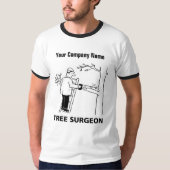 Treechirurg Arboreal Services Cartoon T-Shirt (Vorderseite)
